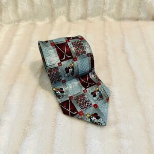 Mickey Mouse Golfer Vintage Tie